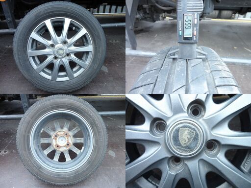 軽自動車用 アルミ夏タイヤ 4本 13インチ TOYO TRANPATH 155/65R13