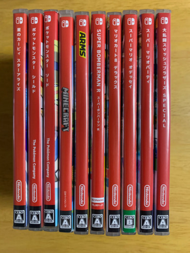 Switchセット　バラ売り対応可　※内容を最後まで確認の上で問い合わせお願い致します。