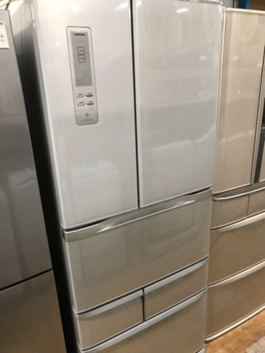 東芝 6ドア冷蔵庫 471L 2012年製 中古