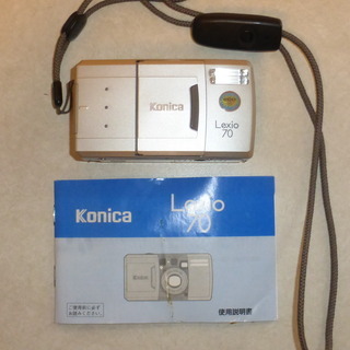 フィルムカメラ　Konica　Lexio70の画像