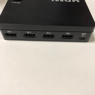HDMIセレクター 4ポート 黒の画像
