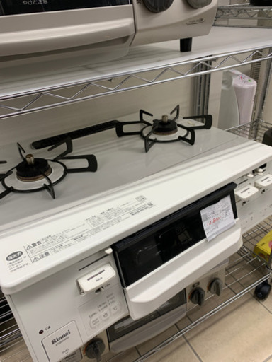 リンナイ ET66WH4RG-WL LPガス 2019年製 ガステーブル