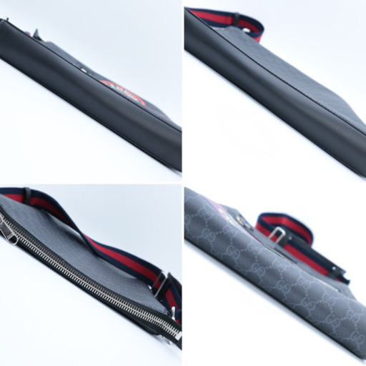 《GUCCI/GGスプリーム メッセンジャー 虎蛇ワッペン 》 Aランク 極美品