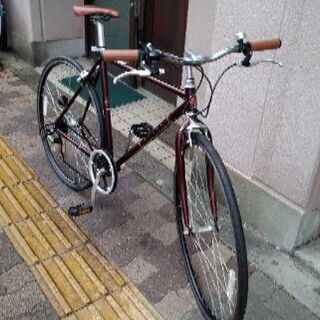 G21 中古クロスバイク ROVER ローバー 700C 700×32C型 クロスバイク ROVER AL-CRB7006M(外装6段変速/Black Coffee