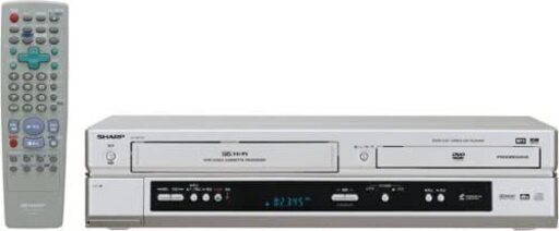 シャープ　SHARP　VHS⇔DVD　 DV-NC750 リモコン付 動作確認済み
