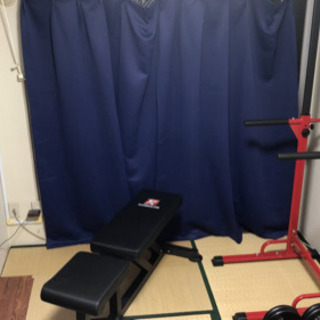 ベンチ台　インクラインもできます　