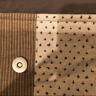 ハンドメイド　コットン　ポシェット　の画像