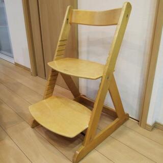 ★幼児用椅子（高さ段階調整可能）の画像
