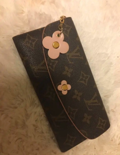 ポルトフォイユ　エミリー　ルイヴィトン　長財布　ピンク