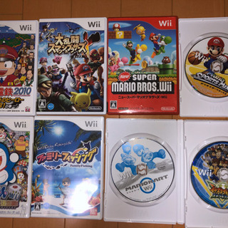 wii 2台　ソフト8本付きの画像