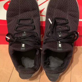 NIKE ナイキ スニーカー 黒白 26cmの画像