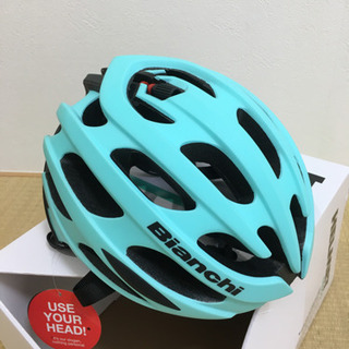 新品未使用 ビアンキ ヘルメット BLADE AF Mサイズ チェレステ