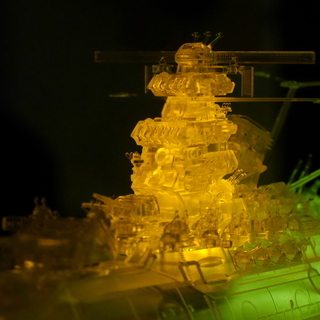 宇宙戦艦ヤマト2202 最終決戦仕様(高次元クリア) 1/1000 組立済の画像