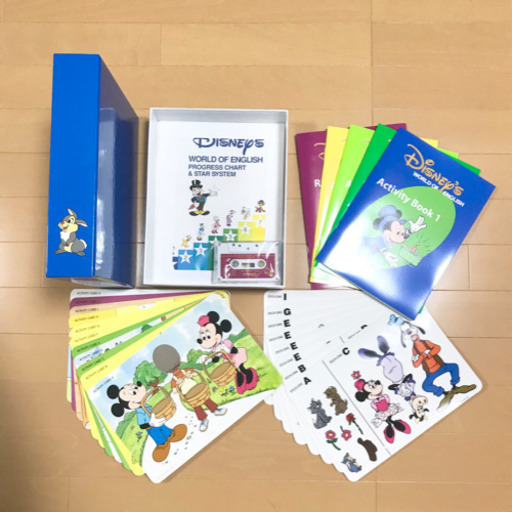 おまけ付き　ベーシックセットABC＋　基本セット　ディズニーワールドファミリー　英語教材