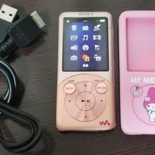SONY ウォークマン NW-S754 ケーブル、マイメロケース付