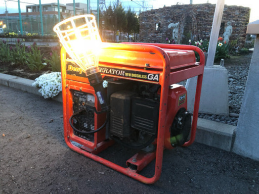 デンヨー発電機【実動/ジャンク扱い】