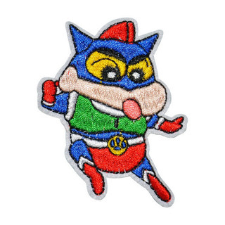  クレヨンしんちゃん　アイロンワッペンアクション仮面　アイロンワッペンです(^^)  の画像