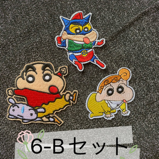  クレヨンしんちゃん　アイロンワッペンアクション仮面　アイロンワッペンです(^^)  の画像
