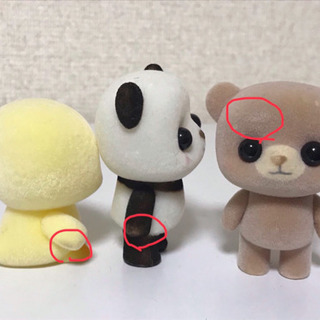 最終値下げ★アニマルマスコット5個セットの画像