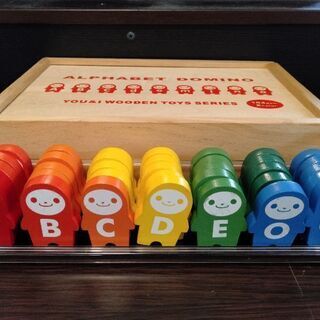 木製ドミノ★アルファベットドミノの画像