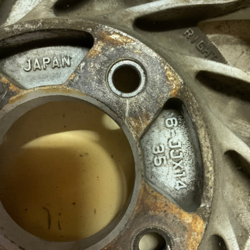 アルミホイール白14インチ　ファルケン