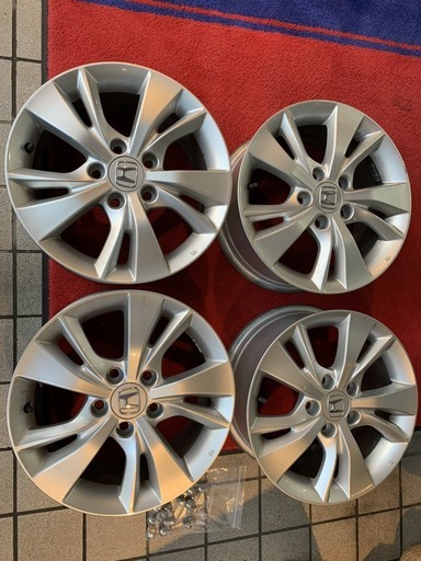 ★ ヴェゼル ハイブリッド 純正 ホイール ４本セット １６インチ オフセット+55 7Ｊ ハブ径65mm ＰＣＤ114.3 札幌発