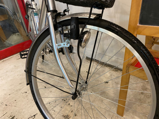 【シティサイクル】26インチ  シルバー
