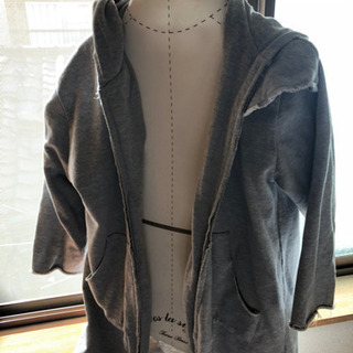 メンズロングパーカー