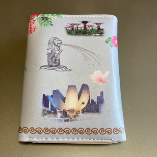 シンガポール ☆マーライオンの折り畳み財布！