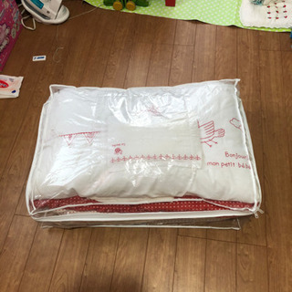 美品　子供用お布団セット　掛け布団　敷布団　シーツの画像