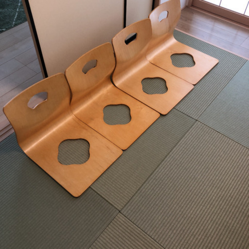 和座椅子　4個セット