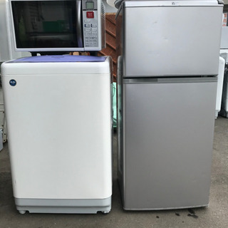 1人暮らし準備4点セット☆③冷蔵庫 洗濯機 電子レンジ シーリングライト③