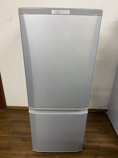 送料無料/設置無料/超美品☆/MR-P15A-S/三菱/MITUBISHI/2ドア冷蔵庫/146L/17年製