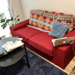 5/18まで！【購入後1年未満】IKEA 2人掛けソファ