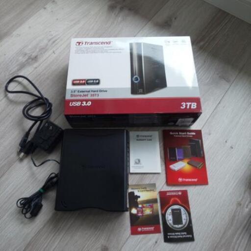 外付けハードディスク①  Transcend 3TB