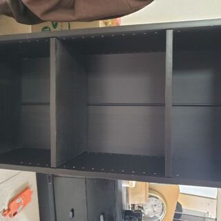 黒カラーボックス 木製