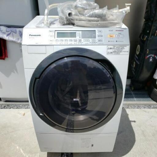 Panasonic nanoe パナソニック ナノイー ドラム式電気洗濯乾燥機 10kg NA-VX730SL クリスタルホワイト