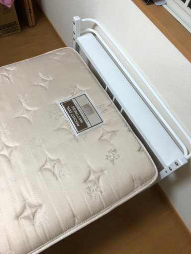 収納付きシングルベッド\u0026マットレス