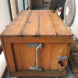 ワイン　輸送用　木箱　大の画像