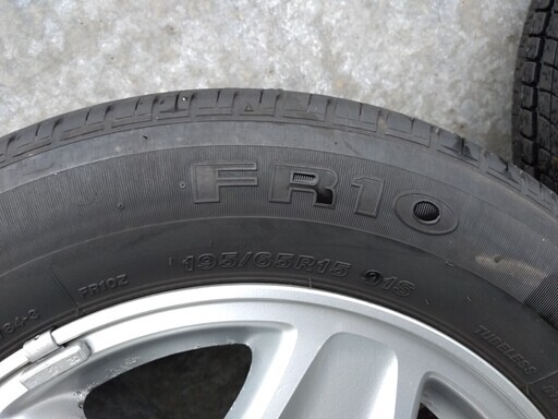 ステップワゴン純正　ホイール　タイヤ４本セット　195/65-15　RF1用