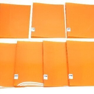 無料！美品！ファイルノート☆A4☆オレンジ☆7冊まとめて☆F58...