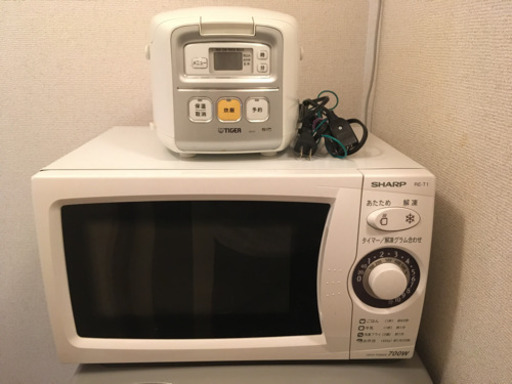 電子レンジ\u0026炊飯器セット