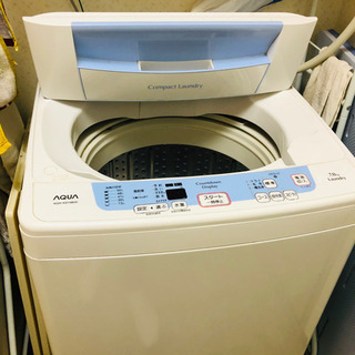 AQUA 7キロ洗濯機の画像