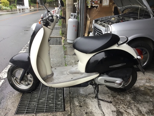 【引き取り先が決まりました】スクーピー　程度良し　すぐ乗れます　タイヤバリ山　バッテリー新品！　シート張替済！