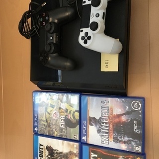 【値下げしました！純正・美品】PS4、コントローラー×2、ゲームセット