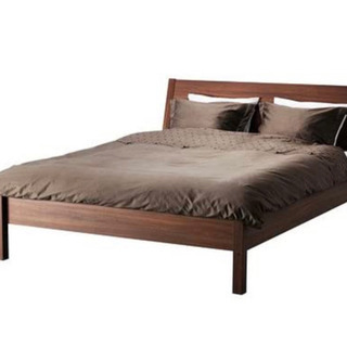 IKEAのSULTAN SKALAND キングサイズベッド（IKEA シングルベッド