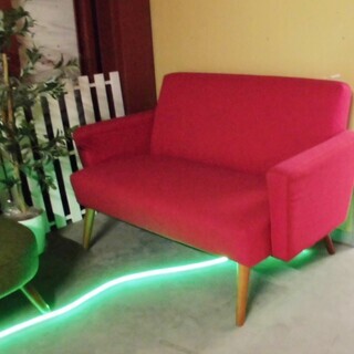 2人掛け ソファ フランフラン 幅:120×奥行:71×高さ:74㎝