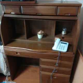 伸縮式アンティークのデスクの画像