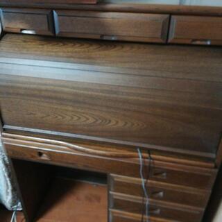 伸縮式アンティークのデスクの画像