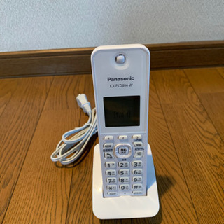 パナソニック　コードレス電話機　子機付き　【美品】の画像